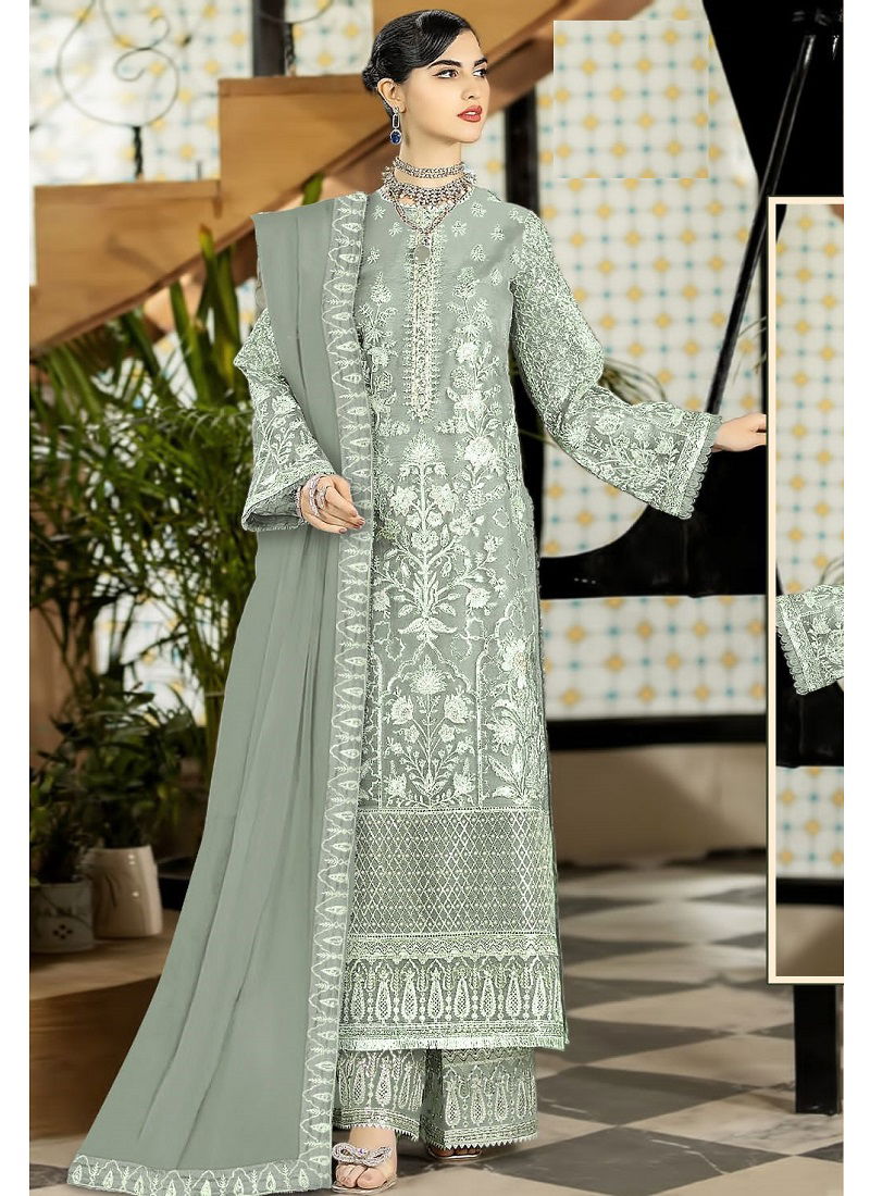  K -1847 Georgette Hreavy Pakistani Suits Catalog